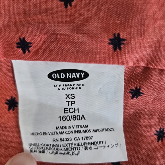 Old Navy Lightweight Jacket, Size XS, Coral/Pink - Picture 7 of 10